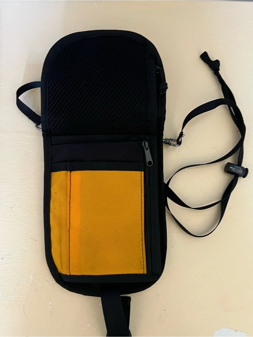 The North Face x Supreme Yellow Crossbody Belt Bag with Black Trim